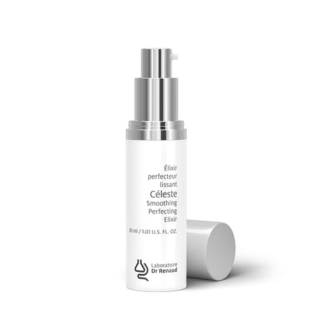 L'élixir Céleste de Laboratoire Dr. Renaud est un sérum qui améliore visiblement la texture de la peau. Il éclaircit le teint et en rehausse l’éclat tout en estompant les imperfections et les petits défauts esthétiques à la surface de la peau. Un produit vedette de la ligne.