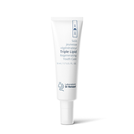 Soin jeunesse réparateur Triple lipide de Laboratoire Dr. Renaud est parfaitement formulée pour les peaux sèches en manque de lipide et pour les peaux matures.